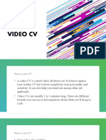 Tips Guide To Make A VIDEO CV