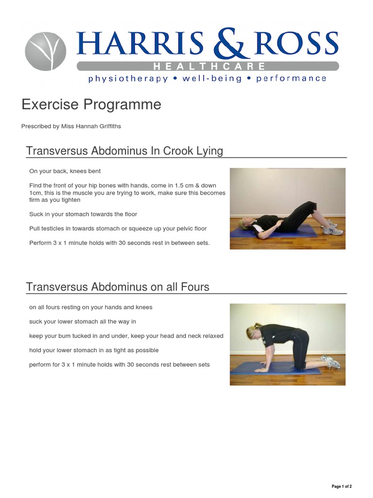 Patient Exercise | PDF