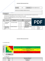 Risk Assessment Template