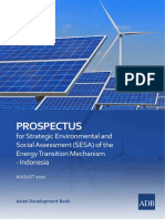 ADB SESA Prospectus for Indonesia Energy Transition