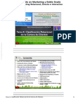 Tema 06 Clasificación Relacional de La Cartera de Clientes