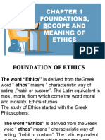 Chapter 1 An Expose of Western Eastern Ethics