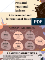 Group 1 Firms and Government International Business.