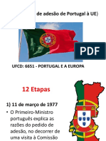 RECURSO PPT #4 - UFCD - 6651 - O Processo de Adesão de Portugal À UE