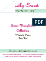 Sweet Berrylicious Free PDF Pack by Sweetly Sweet