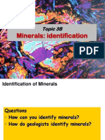 Topic 3B - Minerals, Identification