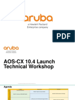 AOS-CX 10.4 Student Guide v4 Switching Portfolio Launch FTT