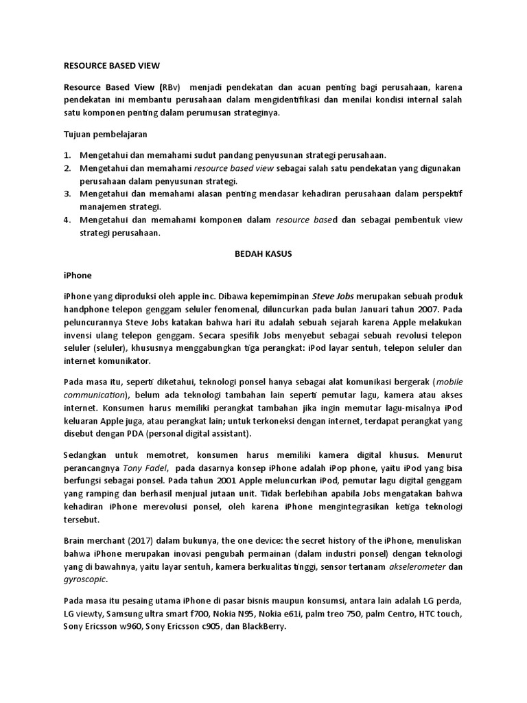 Resource based view presentasi 1 nov 2022 pdf