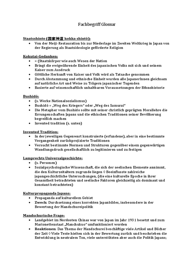 Fachbegriff Glossar PDF