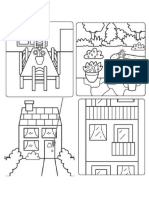 Flashcard Diningroom, Garden, House, Flat