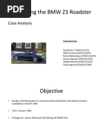 BMW Z3 Roadster Case - Section E - Group 1