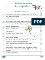 100 Fun Outdoor Activity Ideas T P 2108 - Ver - 1