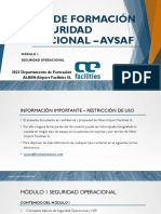 M1 - Seguridad Operacional - FormaciÃ N - AVSAF