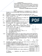 AUTOEXAMEN 2 Décimo Grado 2022