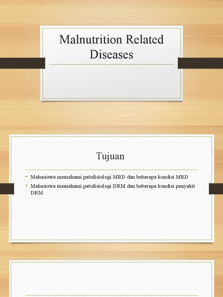 Malnutrition-Related Diseases Guide | PDF | Malnutrition | Vitamin