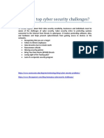What Are The Top Cyber Security Challenges