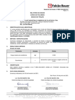 Relatório de Ensaio - Corda Poliamida MEC-334.048-A-21 - SANDAPLAST