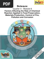 Q4 Science 10 Module 3 | PDF | Chemical Reactions | Chemical Substances