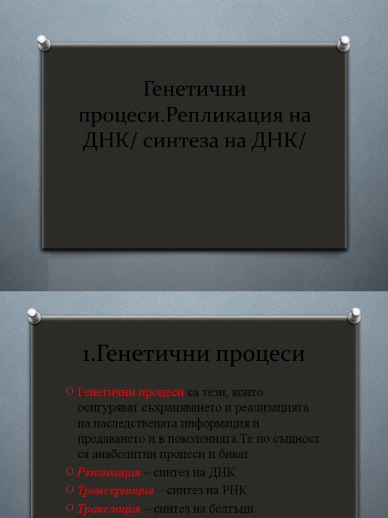 Репликация на ДНК | PDF