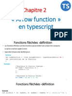 Chapitre 2 Arrow Function en Typescript