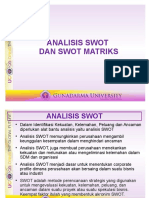 Analisis SWOT