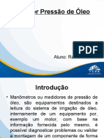 Medidor Pressão de Óleo