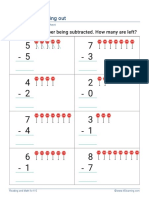 subtracting