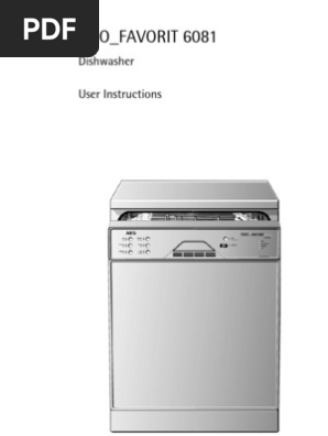 aeg oko favorit dishwasher