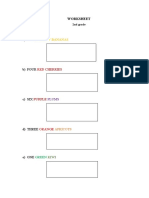 Worksheet 2nd Grade