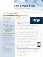 ASCE 2012 Journal Price List (Institutional)