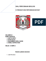 Proposal Percobaan Biologi