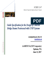 NCHRP 12 97 LRFD Guide Specification For PRestressing Concrete Elements Using FRP Materials Abdeldjilel Belarbi
