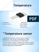 Topic - Temperature Sensor