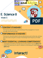 Week 5 - Sound and Light