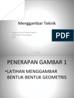 Menggambar Teknik: Program Studi Teknik Industri Universitas Tanjungpura 2021