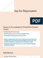 Session 11 and 12 - Accounting For Depreciation