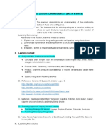 Semi Detailed Lesson Plan in The Characteristics of Star