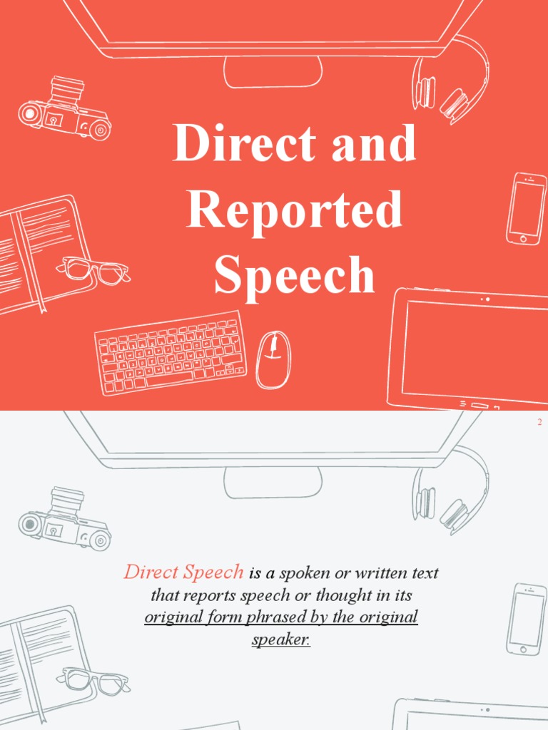 Direct and Reported Speech Guide | PDF | Verb | Linguistic Morphology