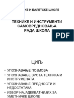 TEHNIKE I INSTRUMENTI SAMOVREDNOVNJA ZMIBS-ê2007