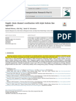 Supply Chain channel and TBL