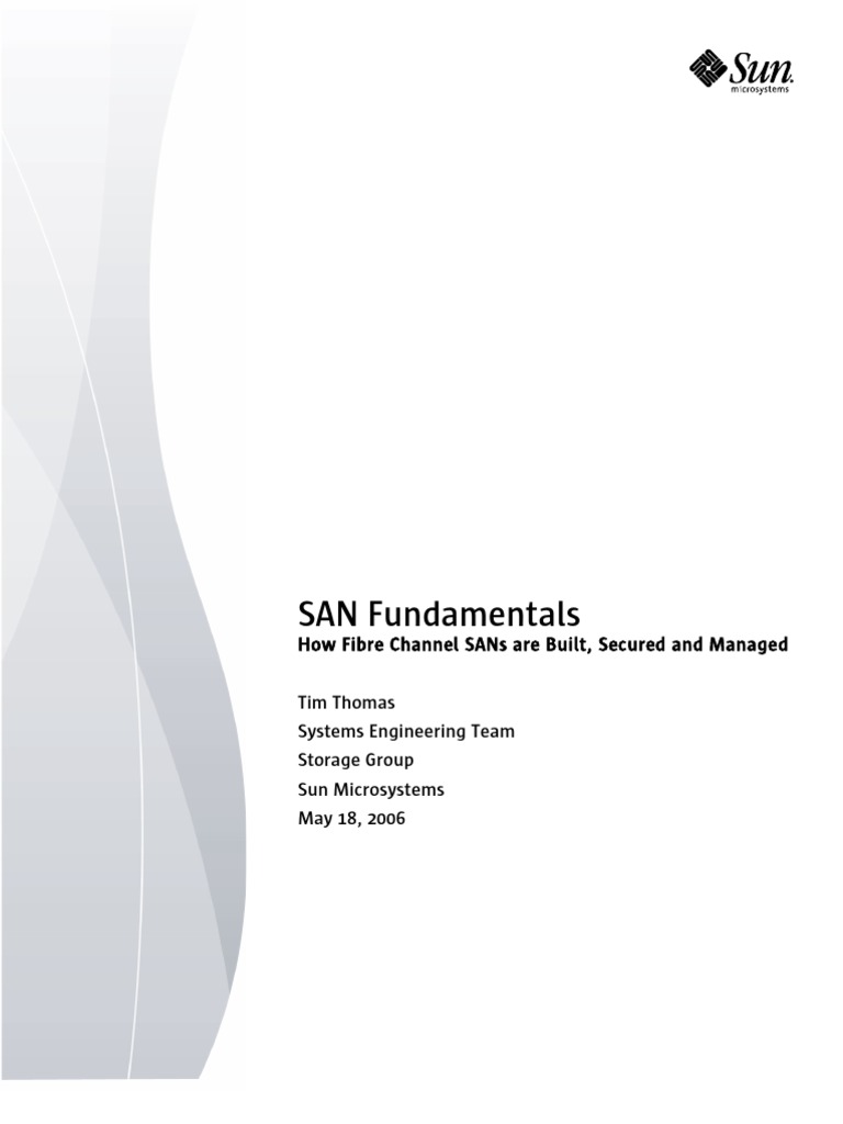 SAN Fundamentals | PDF