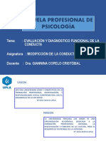 SESIÓN 4. EVALUACIÓN Y DX - FUNCIONAL DE LA CONDUCTA PDF