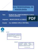 Sesión 7. Técnicas Del Condicionamiento Clásico