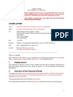 AO10494 Full Proposal Cover Letter Template