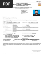 Admission Form NED