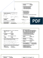 Soal Ujian PSB 2012 Mts