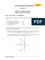 Ecuación de la parábola y sus aplicaciones en ingeniería
