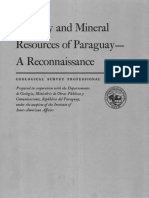 Recursos Minerales Del Paraguay 1959