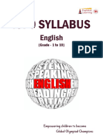 Isfo Syllabus: English