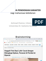 Pentingnya Pendidikan Karakter Untuk Tenaga Kesehatan - Unitomo